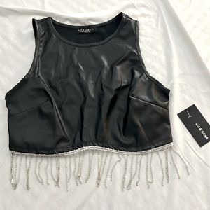 Pleather Top
